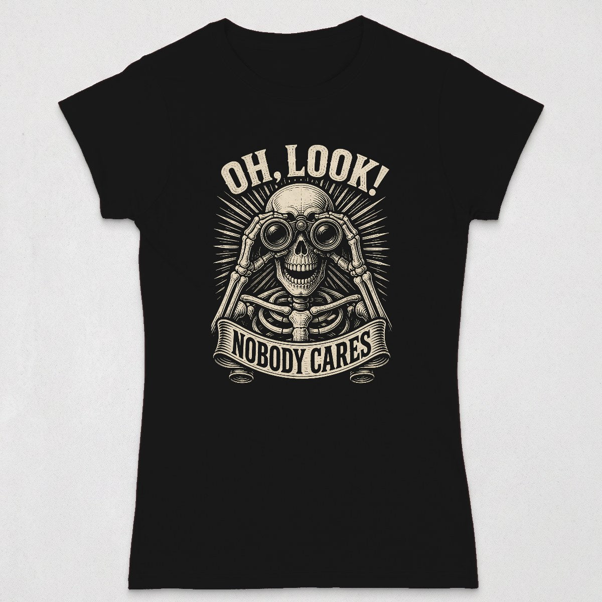 Skeleton Nobody Cares (WOMENS) product image 1