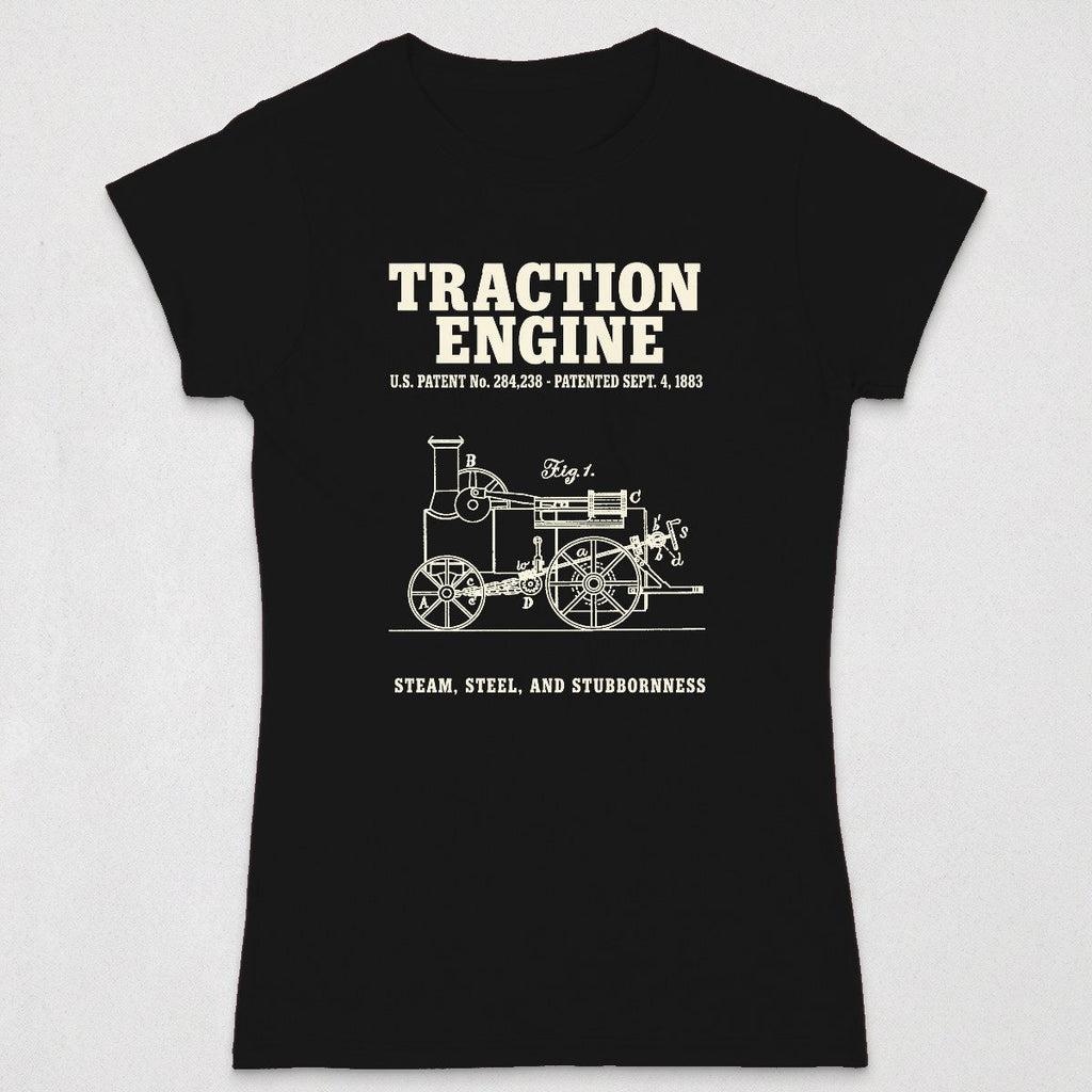 Traction Engine 1883 Patent (WOMENS) product image 1