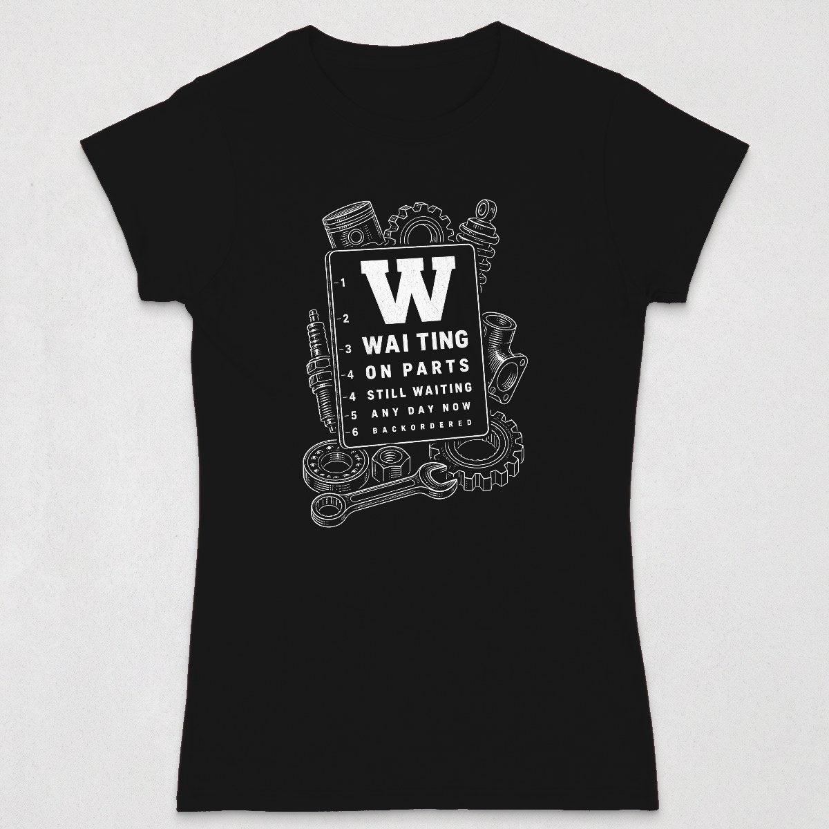 Waiting On Parts Eye Chart (WOMENS) product image 1