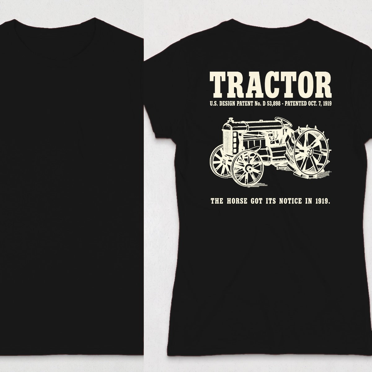 Tractor 1919 Patent (WOMENS) product image 3