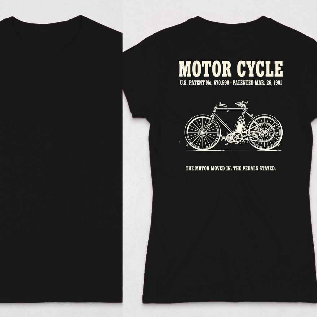 Motor Cycle 1901 Patent (WOMENS) product image 3