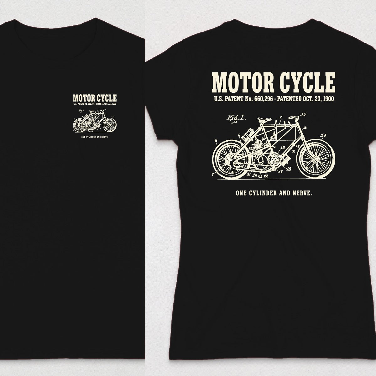 Motor Cycle 1900 Patent (WOMENS) product image 2