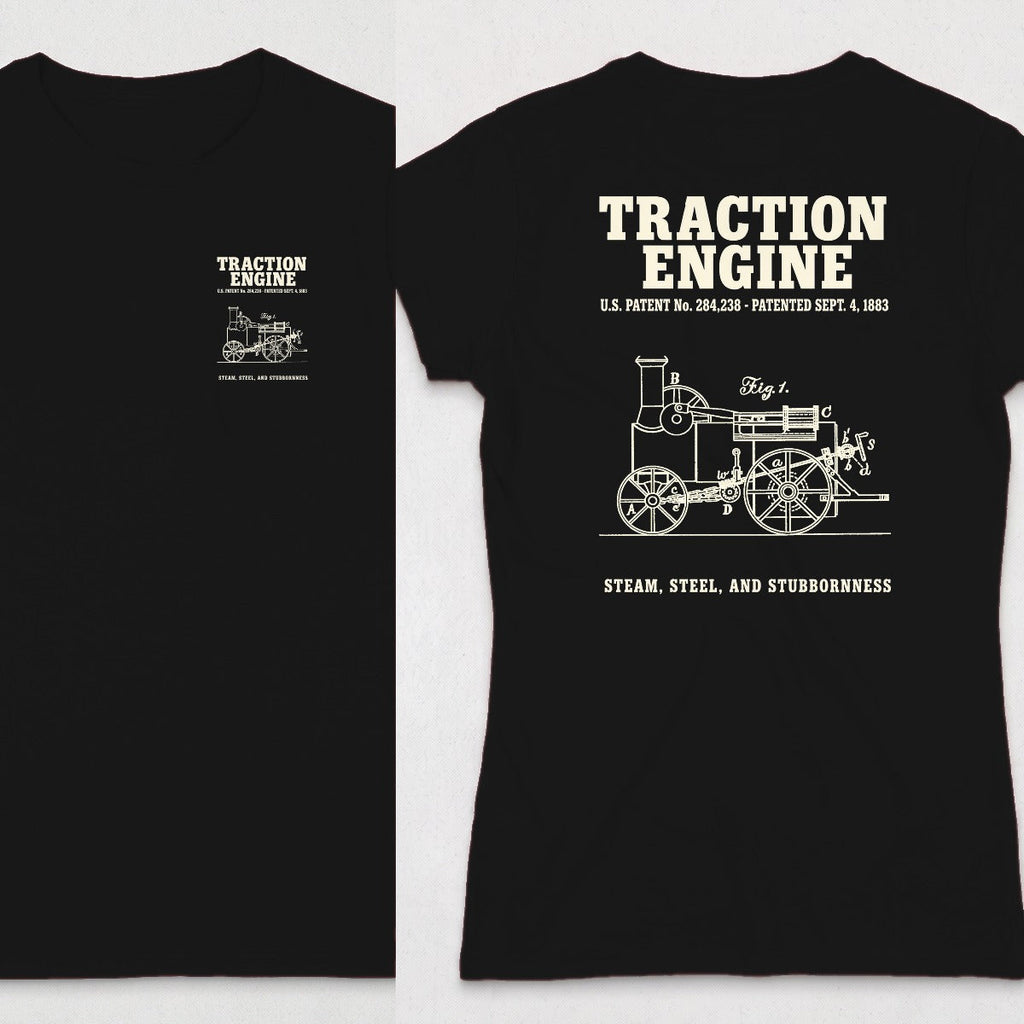 Traction Engine 1883 Patent (WOMENS) product image 2