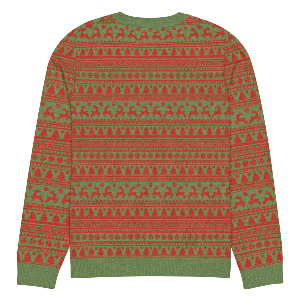 "👌 Circle Game 👌" Knitted Ugly Christmas Sweater