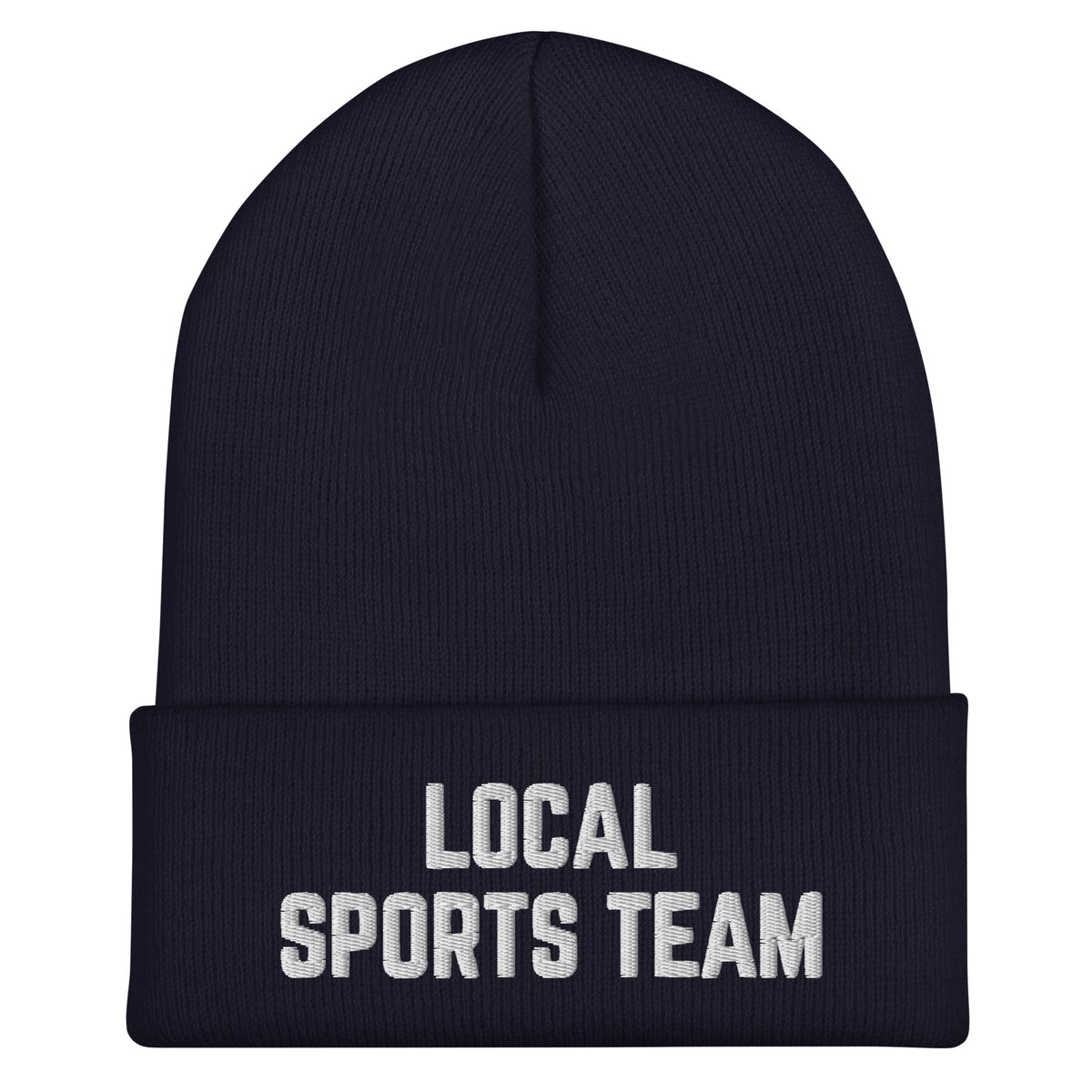 "Local Sports Team" Cuffed Beanie