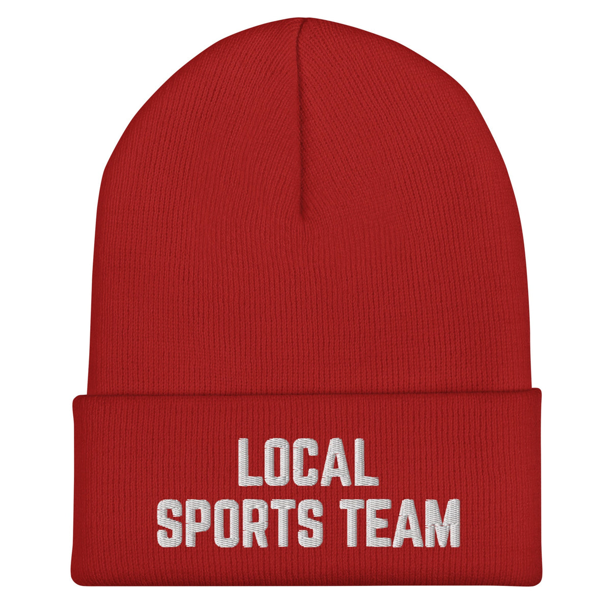 "Local Sports Team" Cuffed Beanie