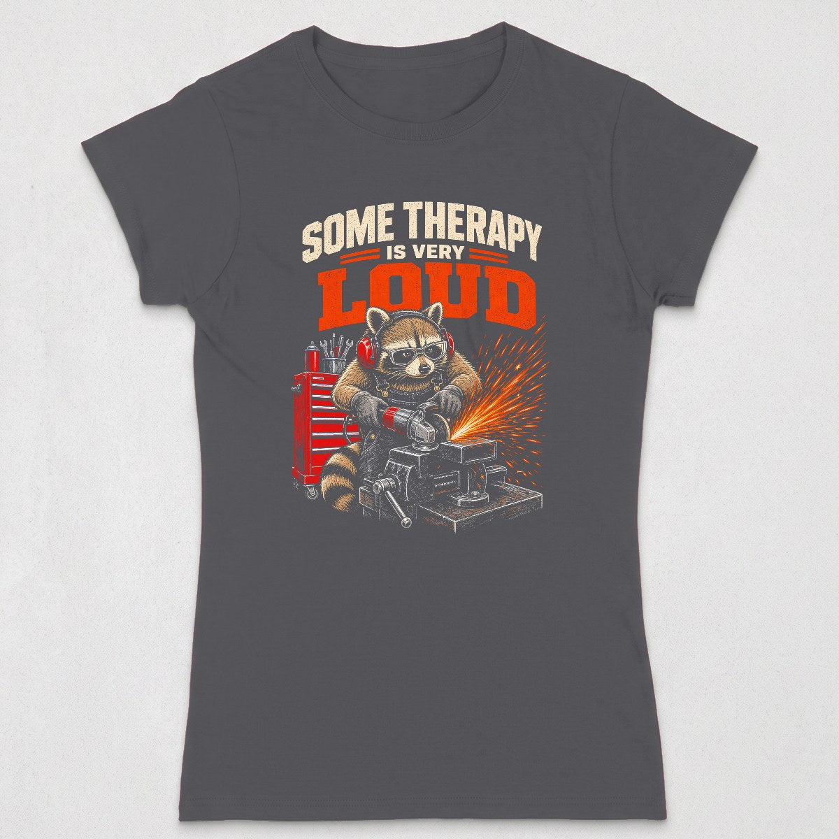 Loud Therapy Raccoon (WOMENS) product image 7