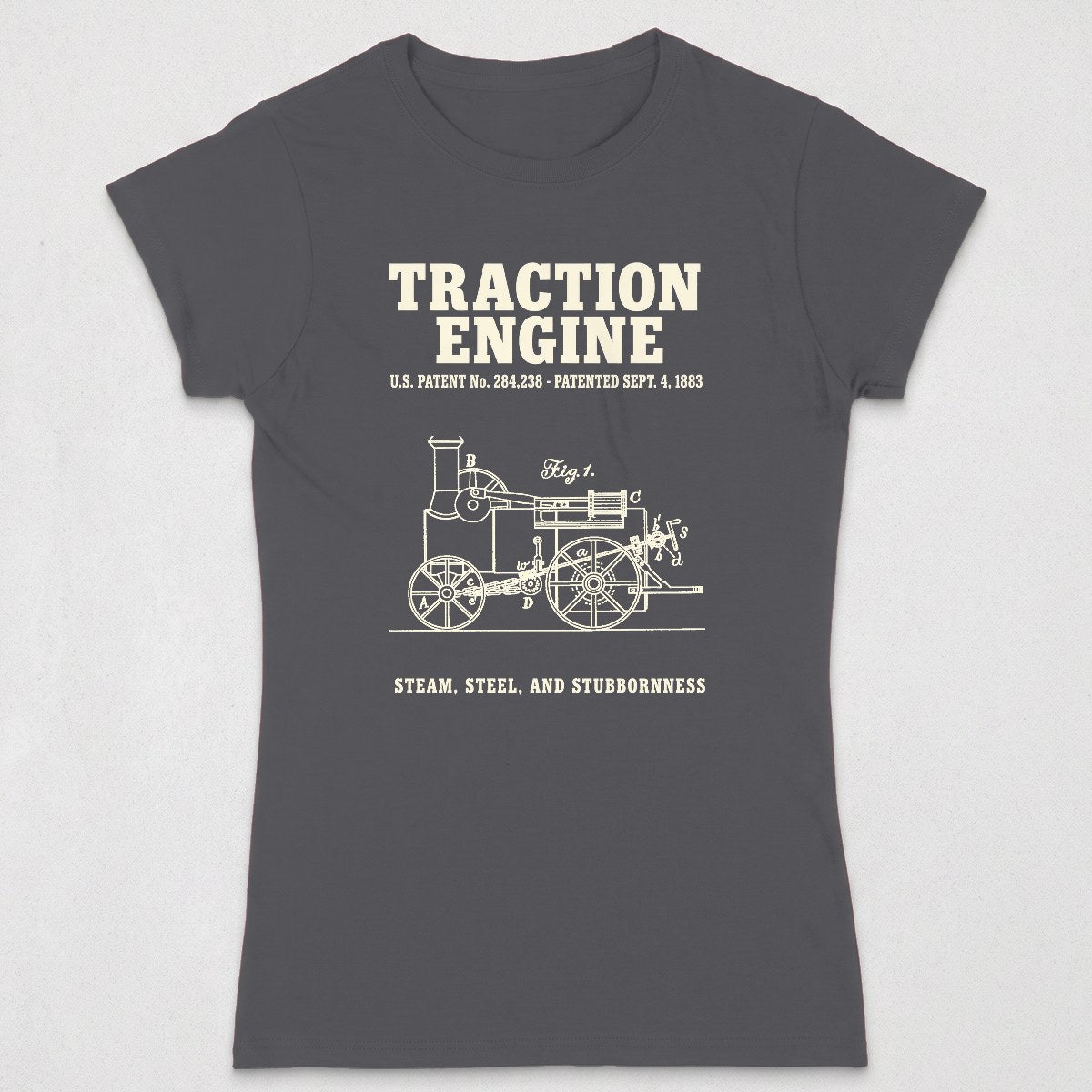 Traction Engine 1883 Patent (WOMENS) product image 7