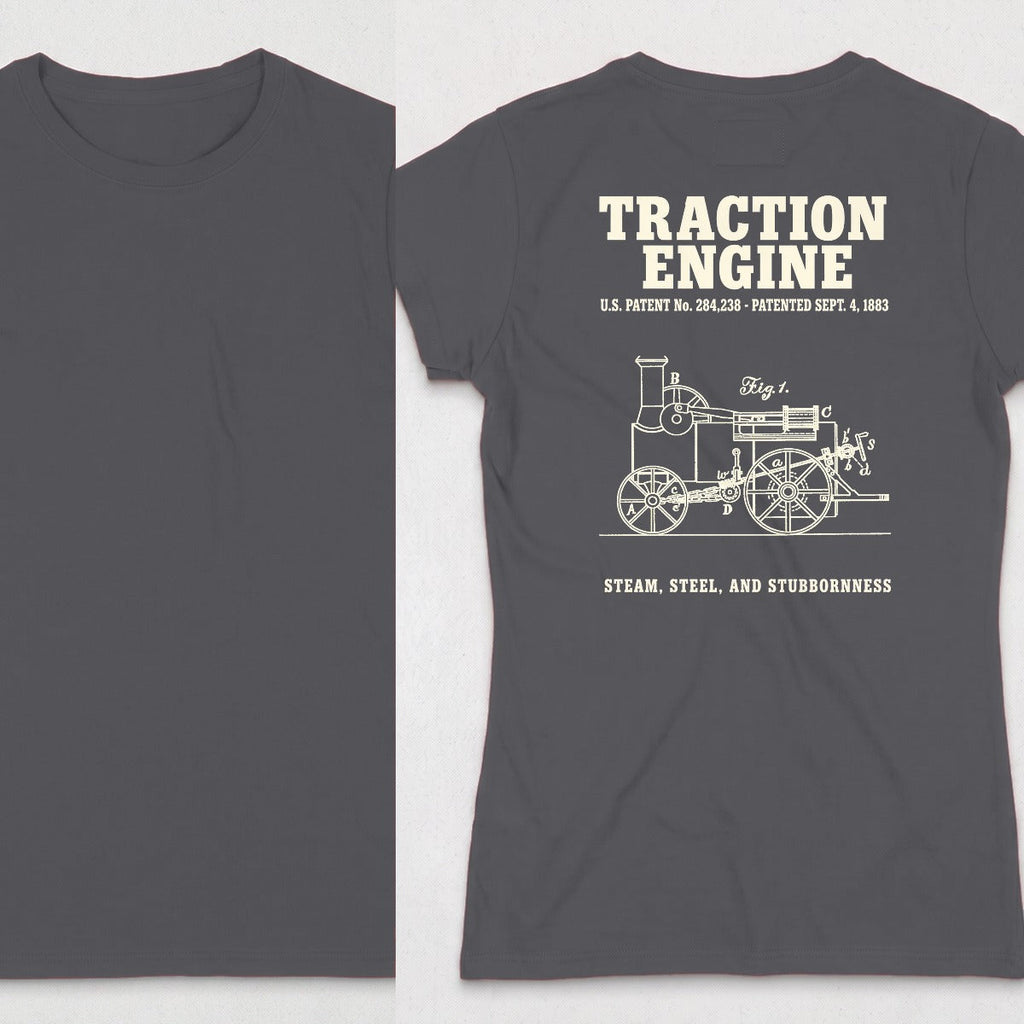 Traction Engine 1883 Patent (WOMENS) product image 9