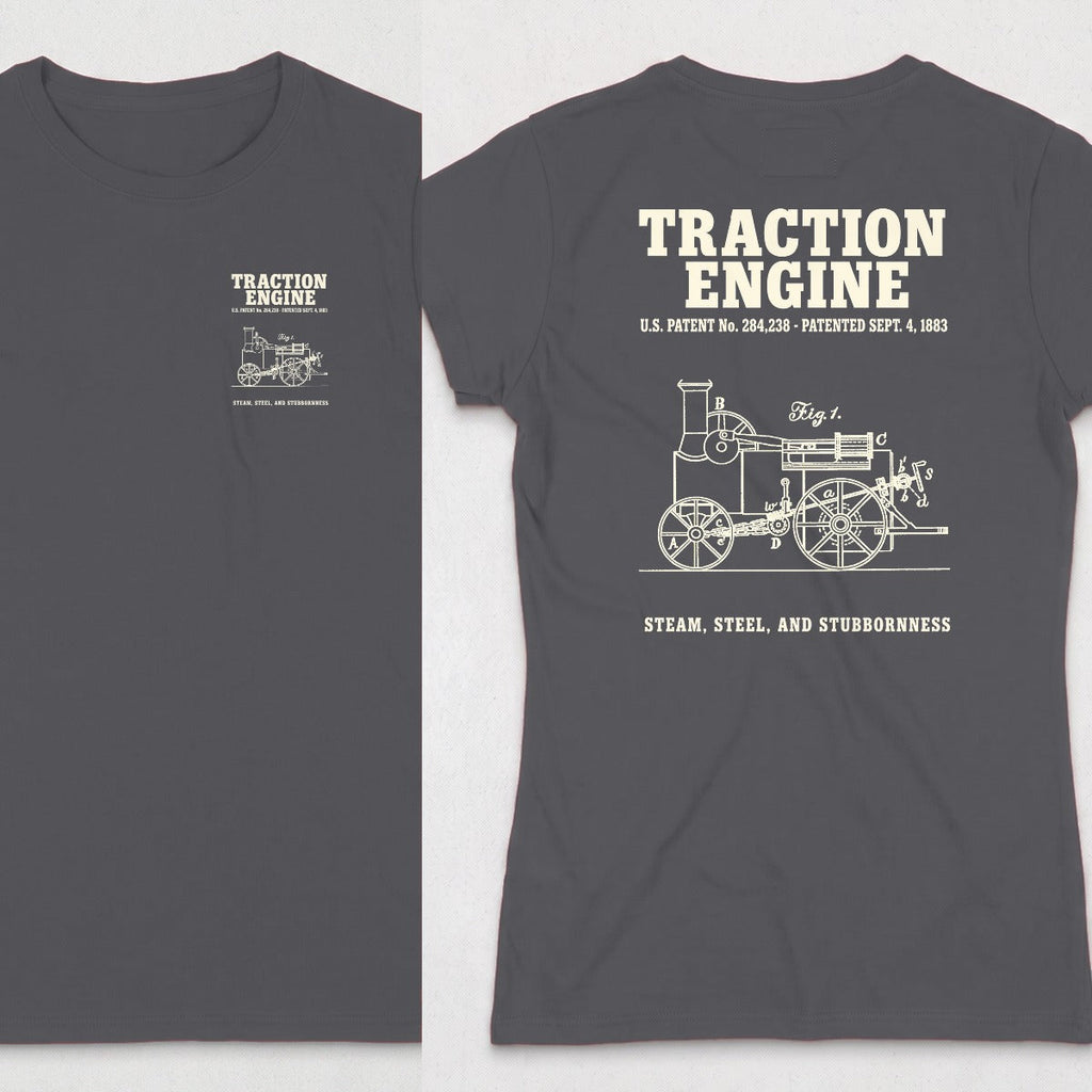 Traction Engine 1883 Patent (WOMENS) product image 8