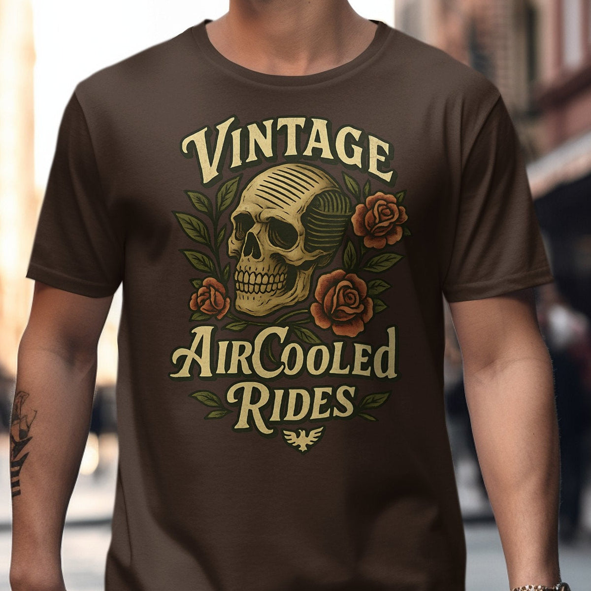 Vintage AirCooled Rides - Air Head Skull Tattoo