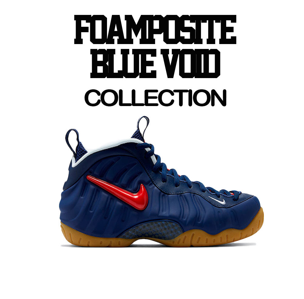 Foamposite Blue Void Angel Trust Shirt