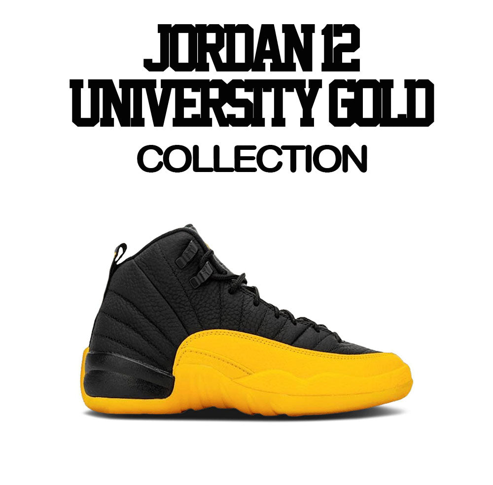 Retro 12 University Gold ST Bear Shirt
