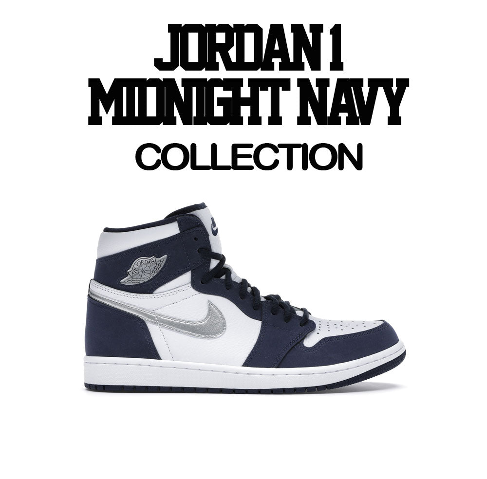 Retro 1 Midnight Navy Love Kicks Shirt