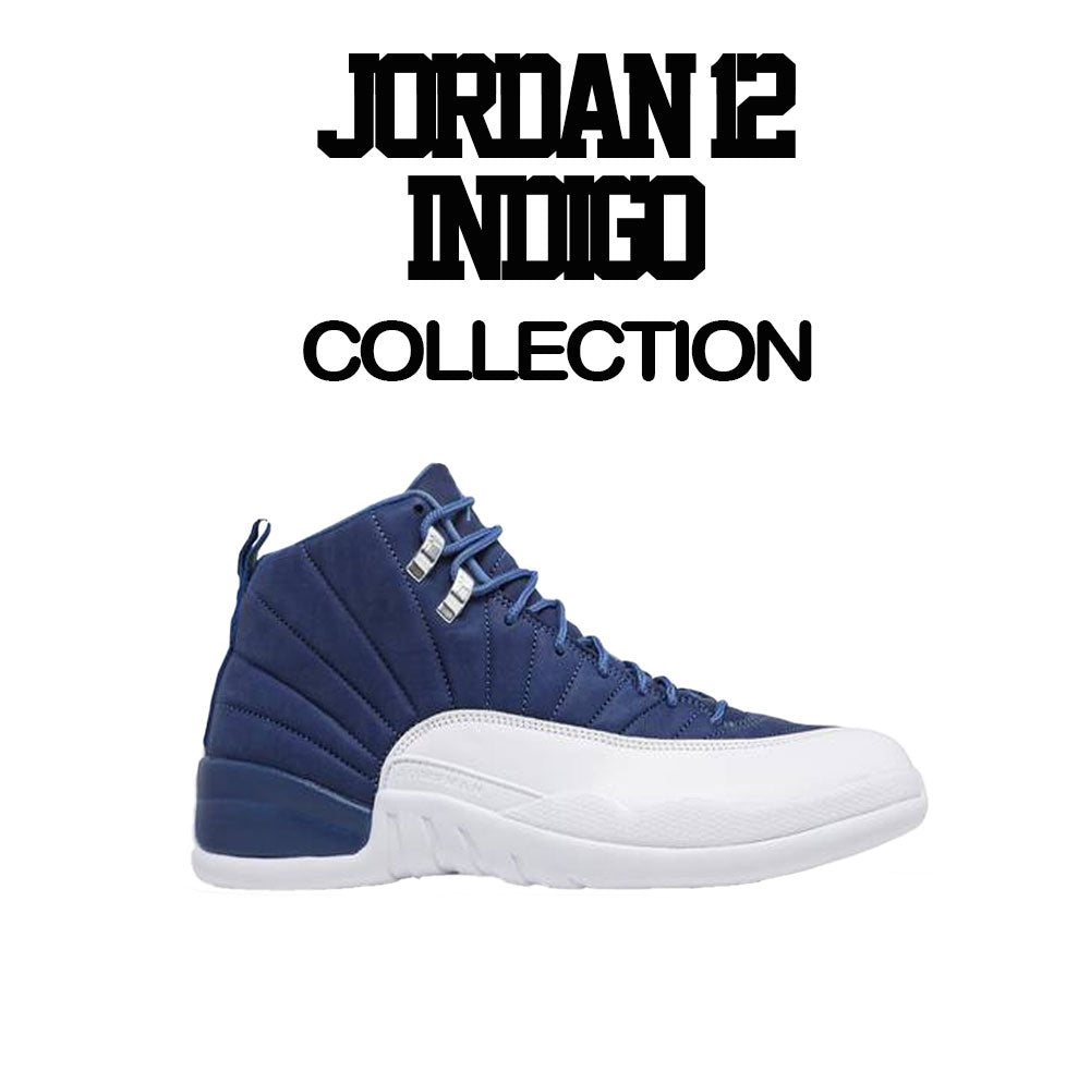 Retro 12 Indigo DPE Gods Shirt
