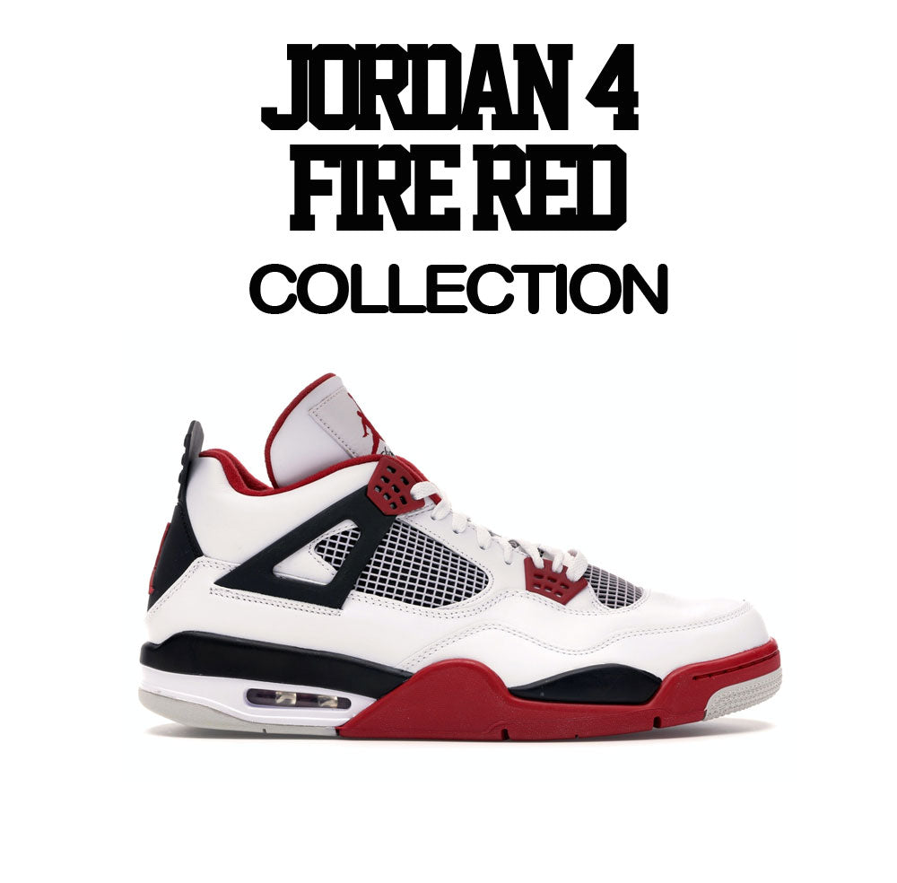 Retro 4 Fire Red Chillin Shirt