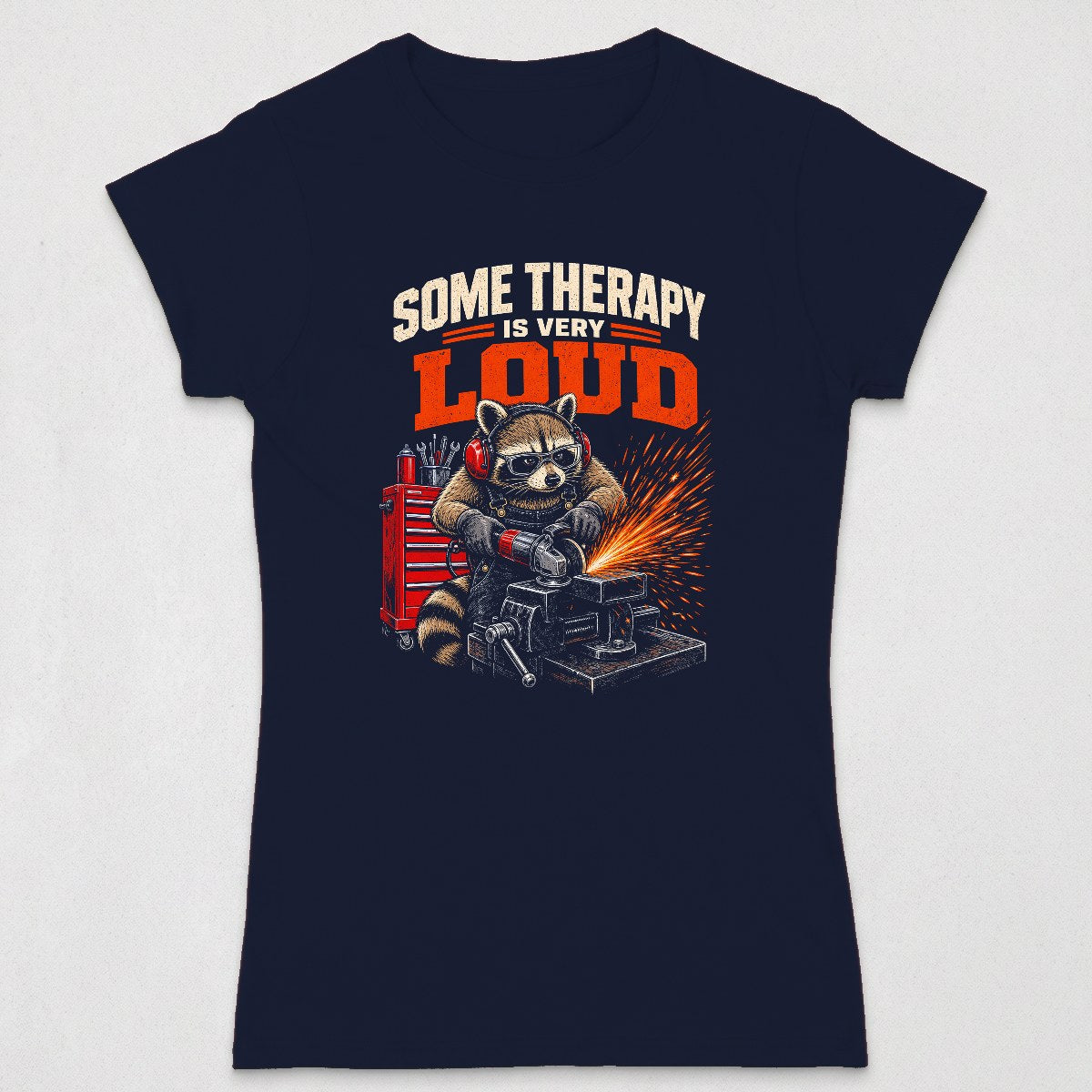Loud Therapy Raccoon (WOMENS) product image 4