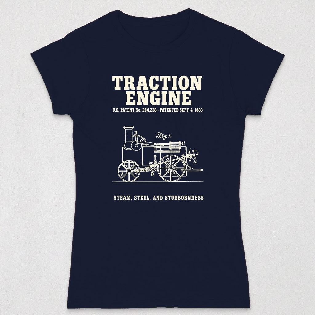 Traction Engine 1883 Patent (WOMENS) product image 4