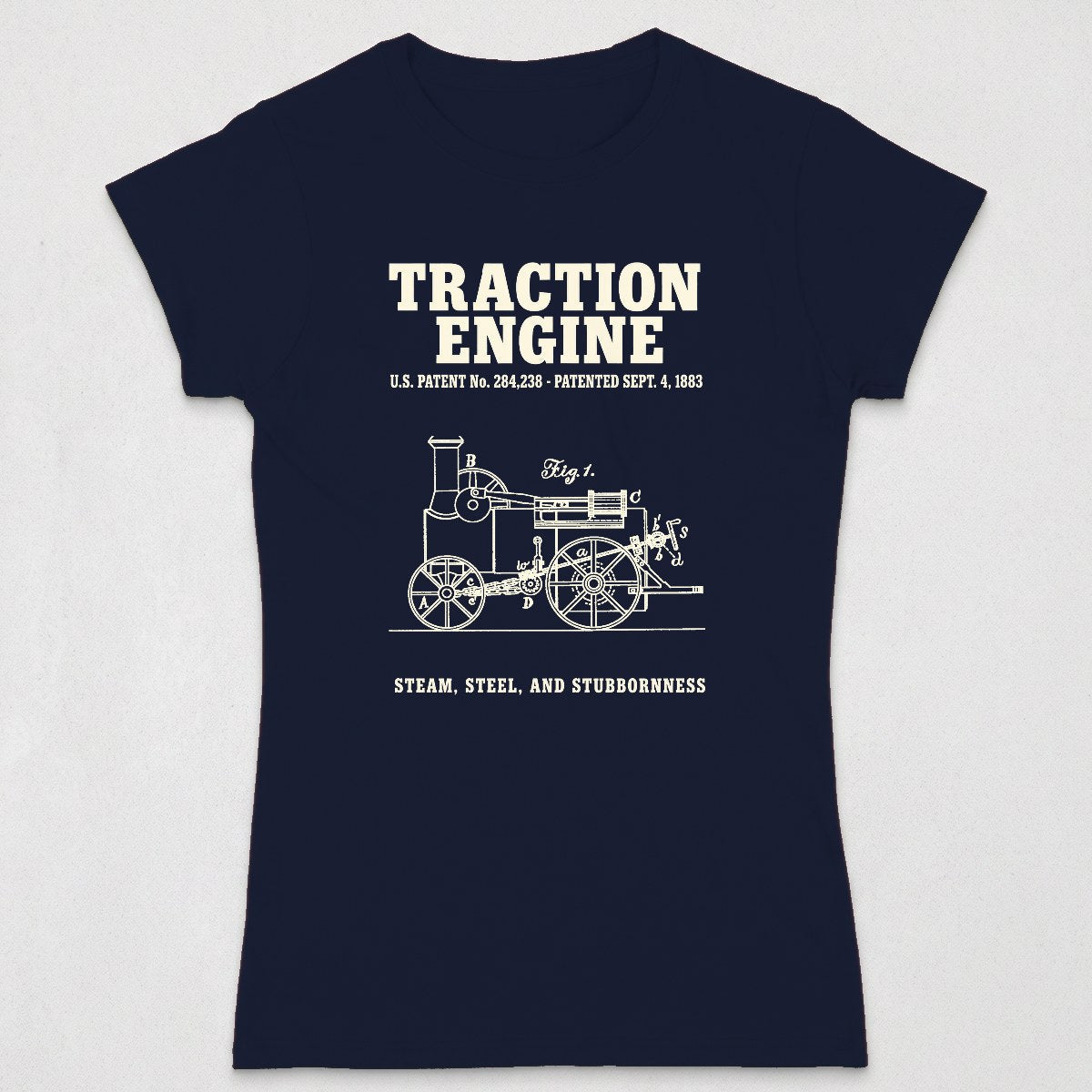 Traction Engine 1883 Patent (WOMENS) product image 4