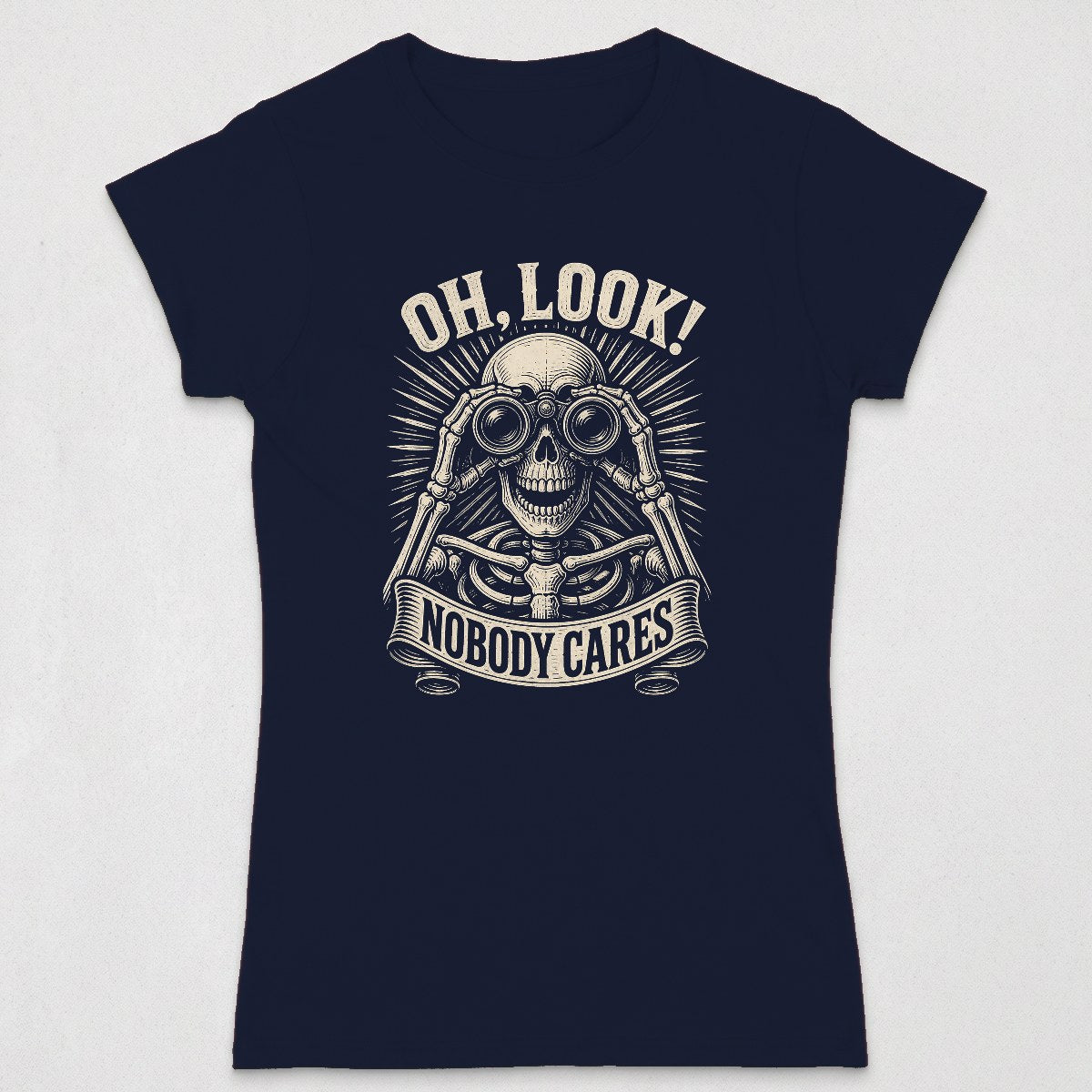 Skeleton Nobody Cares (WOMENS) product image 4