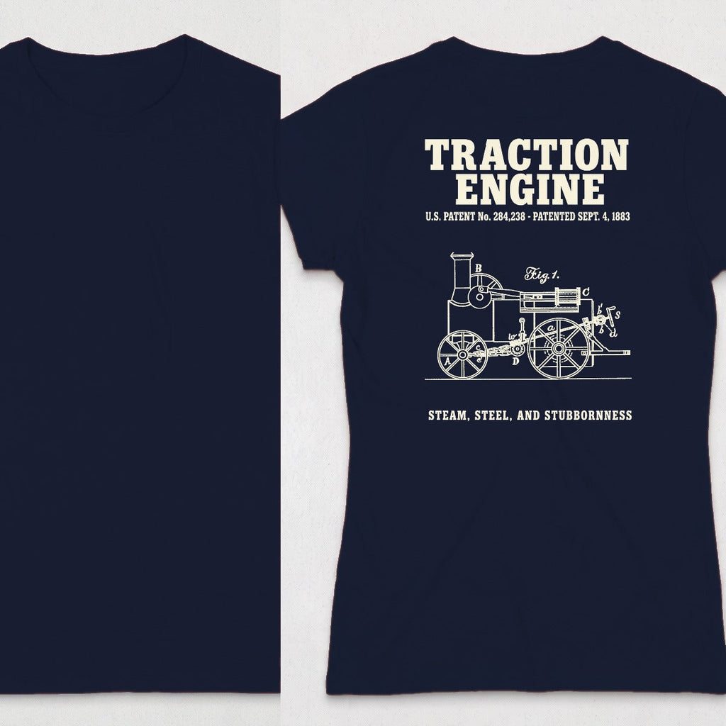 Traction Engine 1883 Patent (WOMENS) product image 6