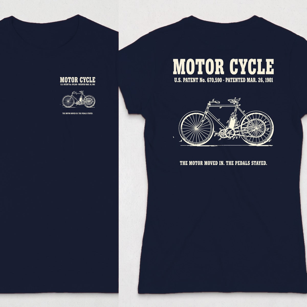 Motor Cycle 1901 Patent (WOMENS) product image 5