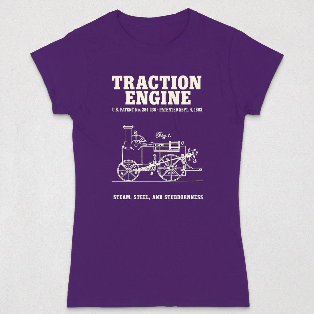 Traction Engine 1883 Patent (WOMENS) product image 10