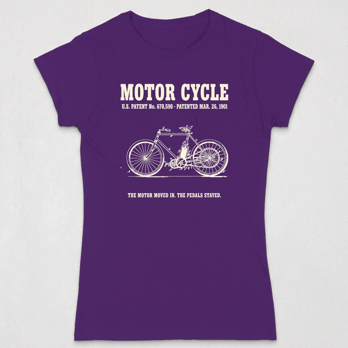 Motor Cycle 1901 Patent (WOMENS) product image 10
