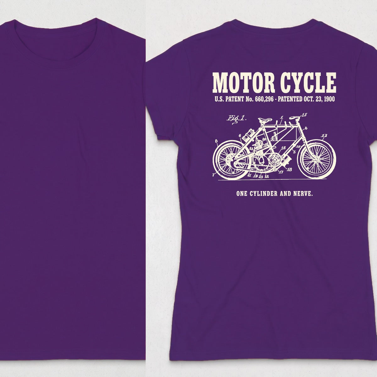 Motor Cycle 1900 Patent (WOMENS) product image 12