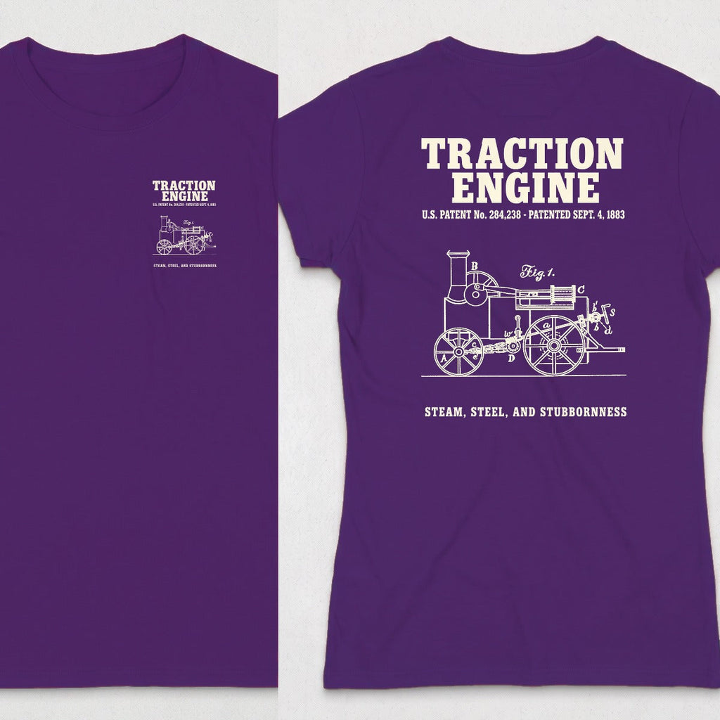 Traction Engine 1883 Patent (WOMENS) product image 11