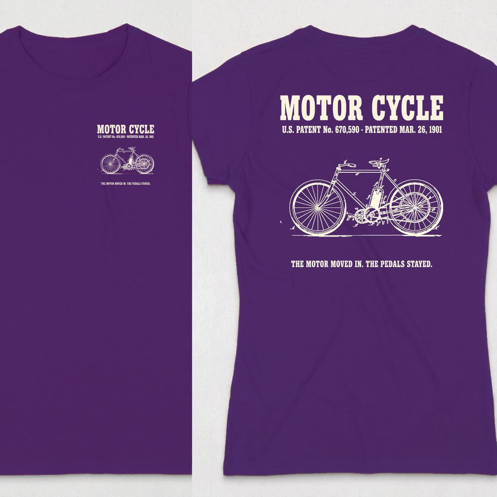 Motor Cycle 1901 Patent (WOMENS) product image 11