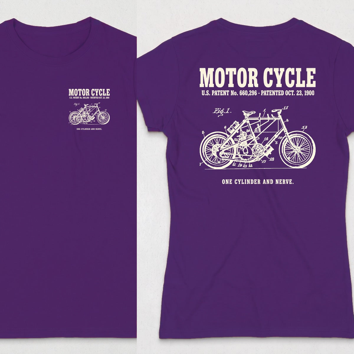Motor Cycle 1900 Patent (WOMENS) product image 11