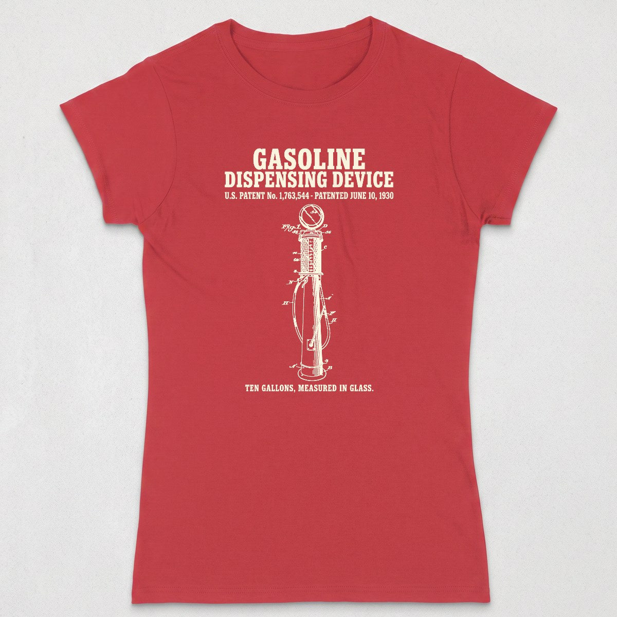 Gasoline Dispensing Device 1930 Patent (WOMENS) product image 16