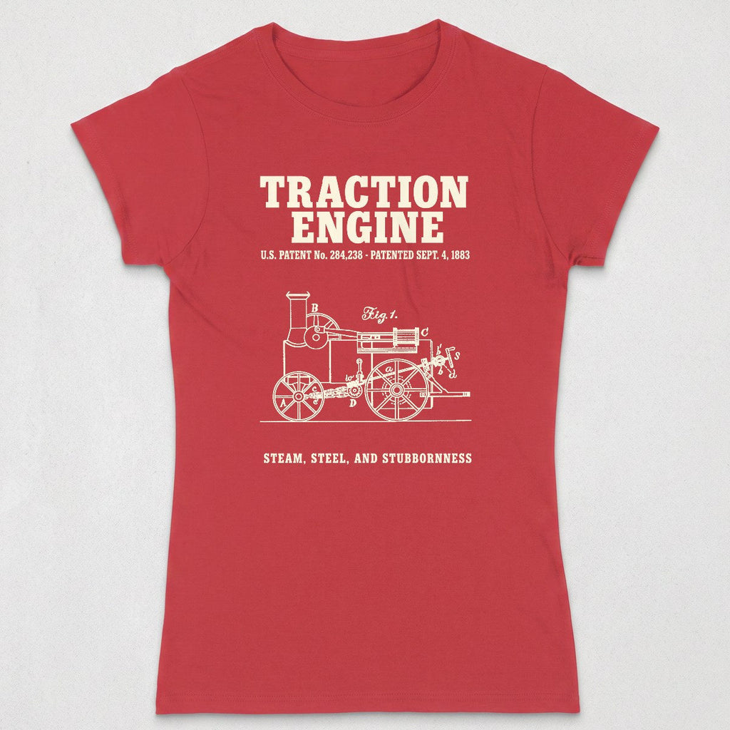Traction Engine 1883 Patent (WOMENS) product image 16