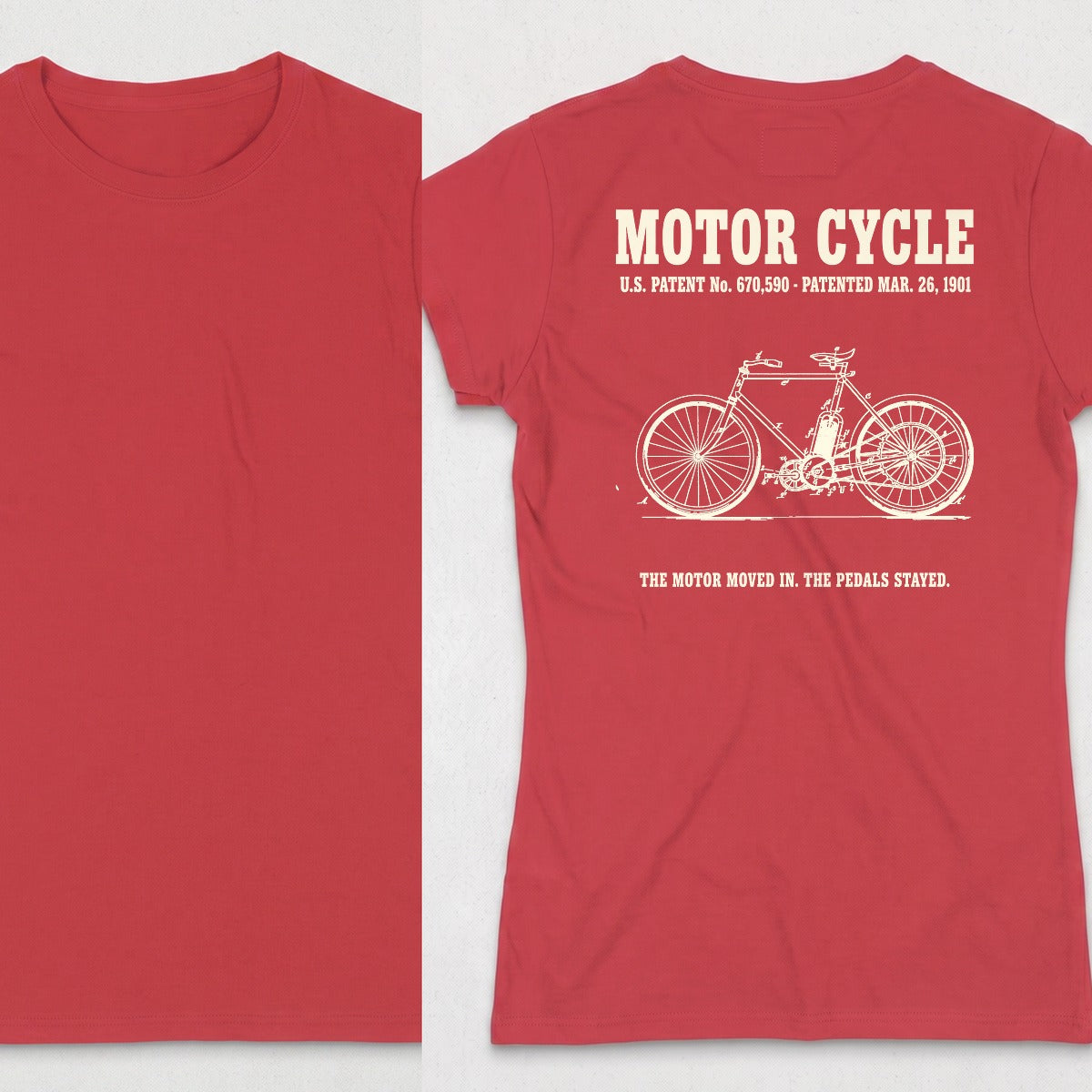 Motor Cycle 1901 Patent (WOMENS) product image 18