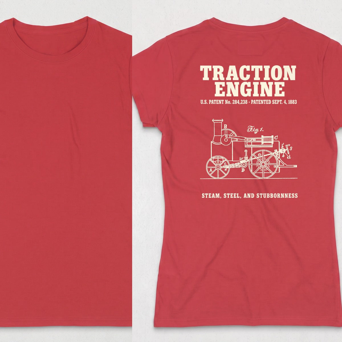 Traction Engine 1883 Patent (WOMENS) product image 18