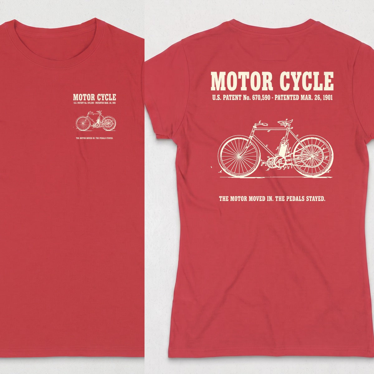 Motor Cycle 1901 Patent (WOMENS) product image 17