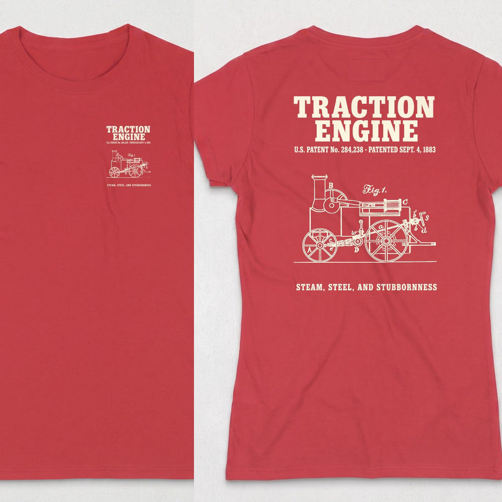 Traction Engine 1883 Patent (WOMENS) product image 17