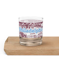 "Philadelphia" Rocks Glass