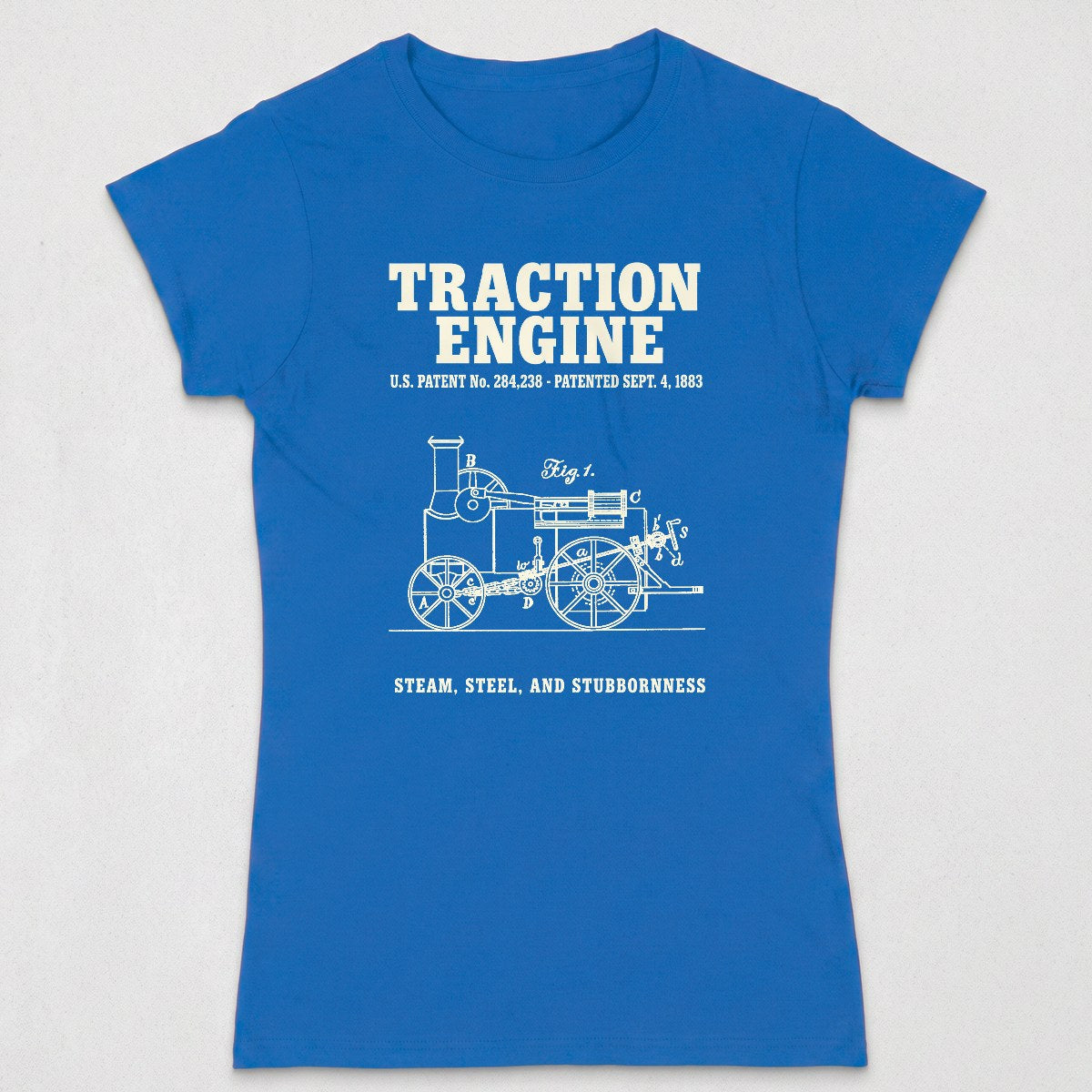 Traction Engine 1883 Patent (WOMENS) product image 13