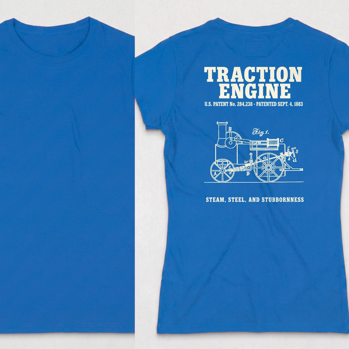 Traction Engine 1883 Patent (WOMENS) product image 15