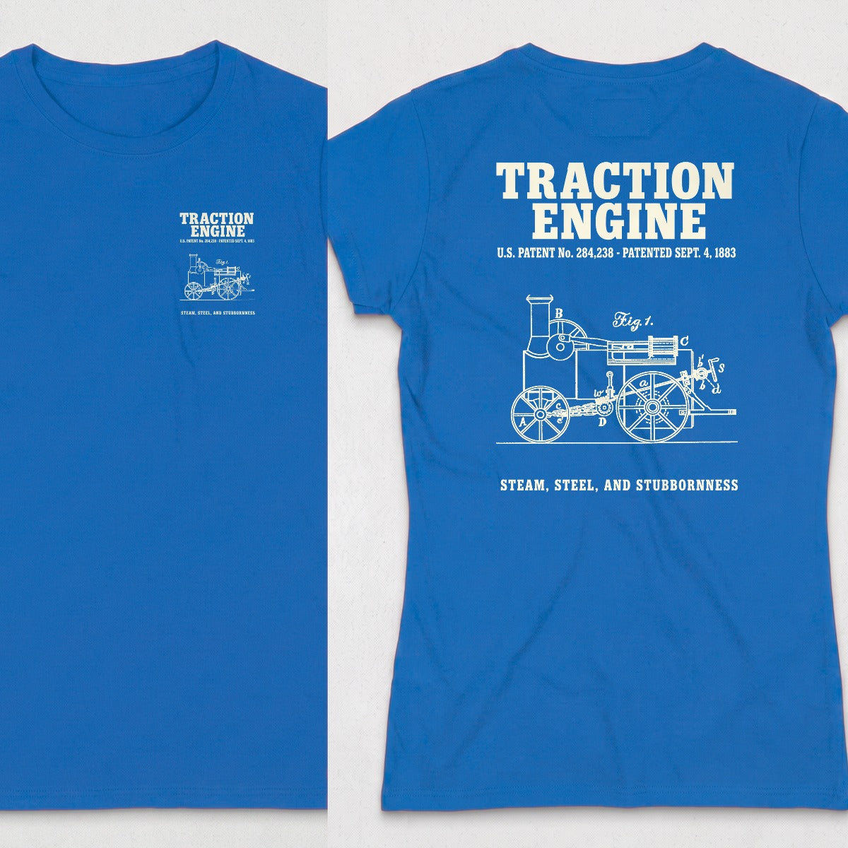 Traction Engine 1883 Patent (WOMENS) product image 14
