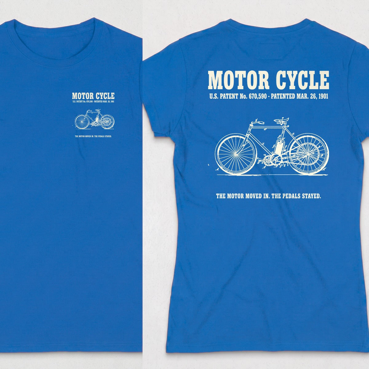 Motor Cycle 1901 Patent (WOMENS) product image 14
