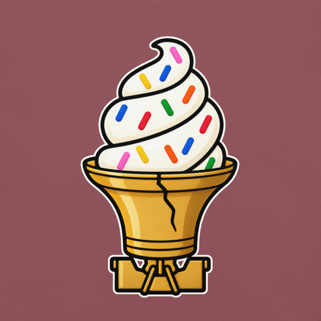 "Liberty Bell Ice Cream Cone with Jimmies" Comfort Colors product image 18