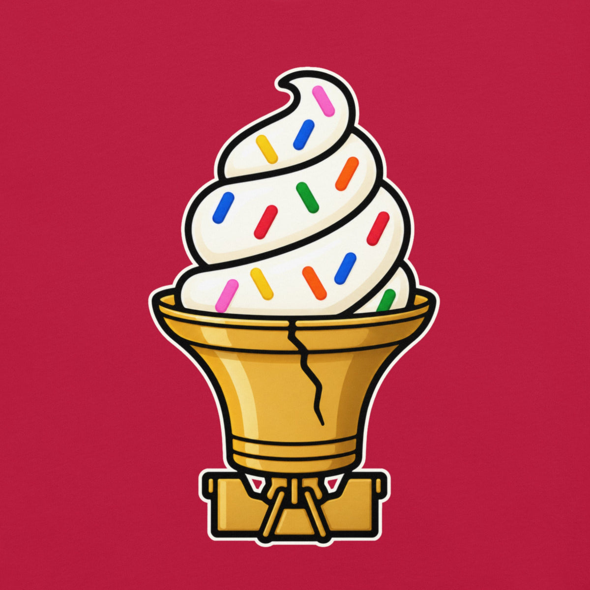 "Liberty Bell Ice Cream Cone with Jimmies" Comfort Colors product image 16