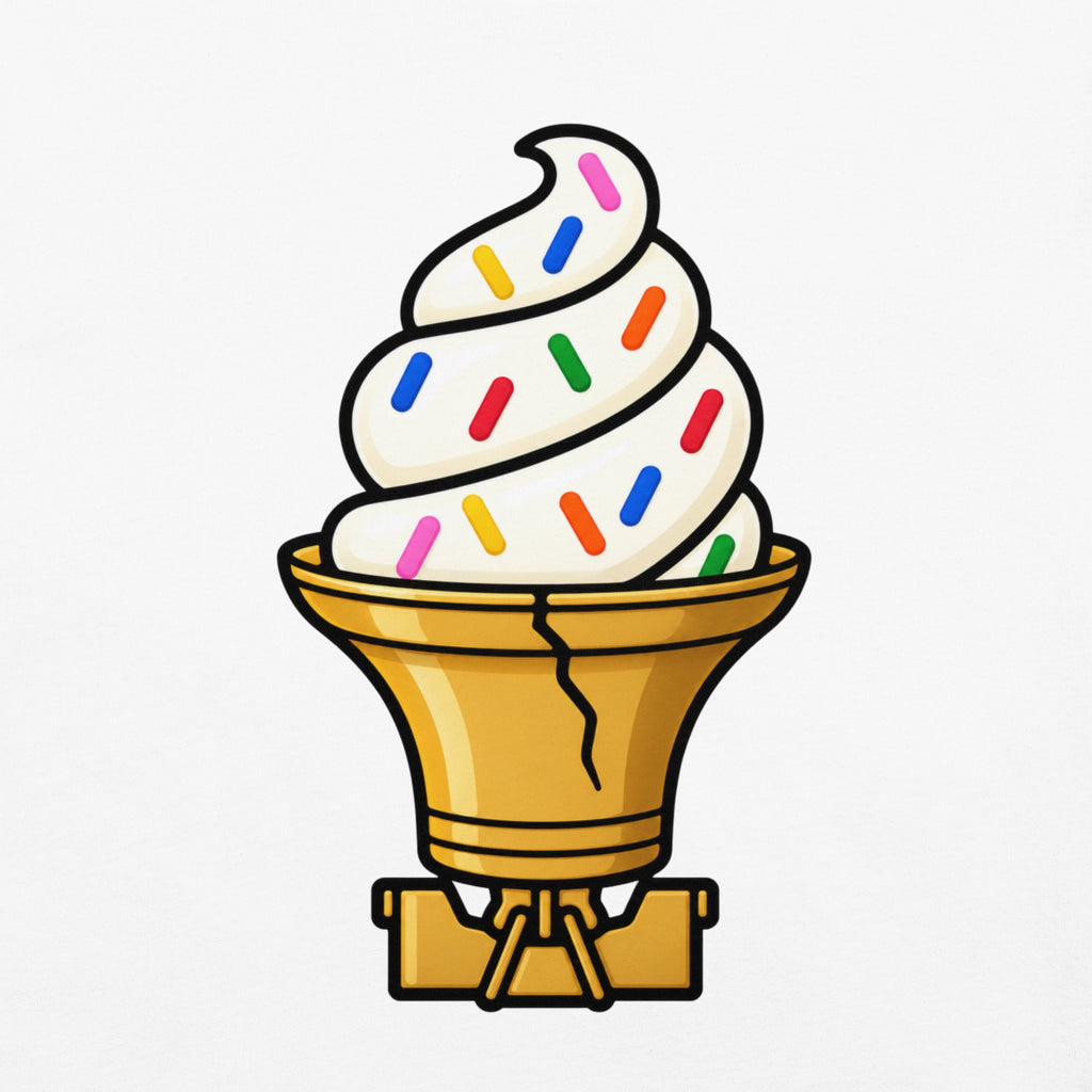 "Liberty Bell Ice Cream Cone with Jimmies" Comfort Colors product image 21