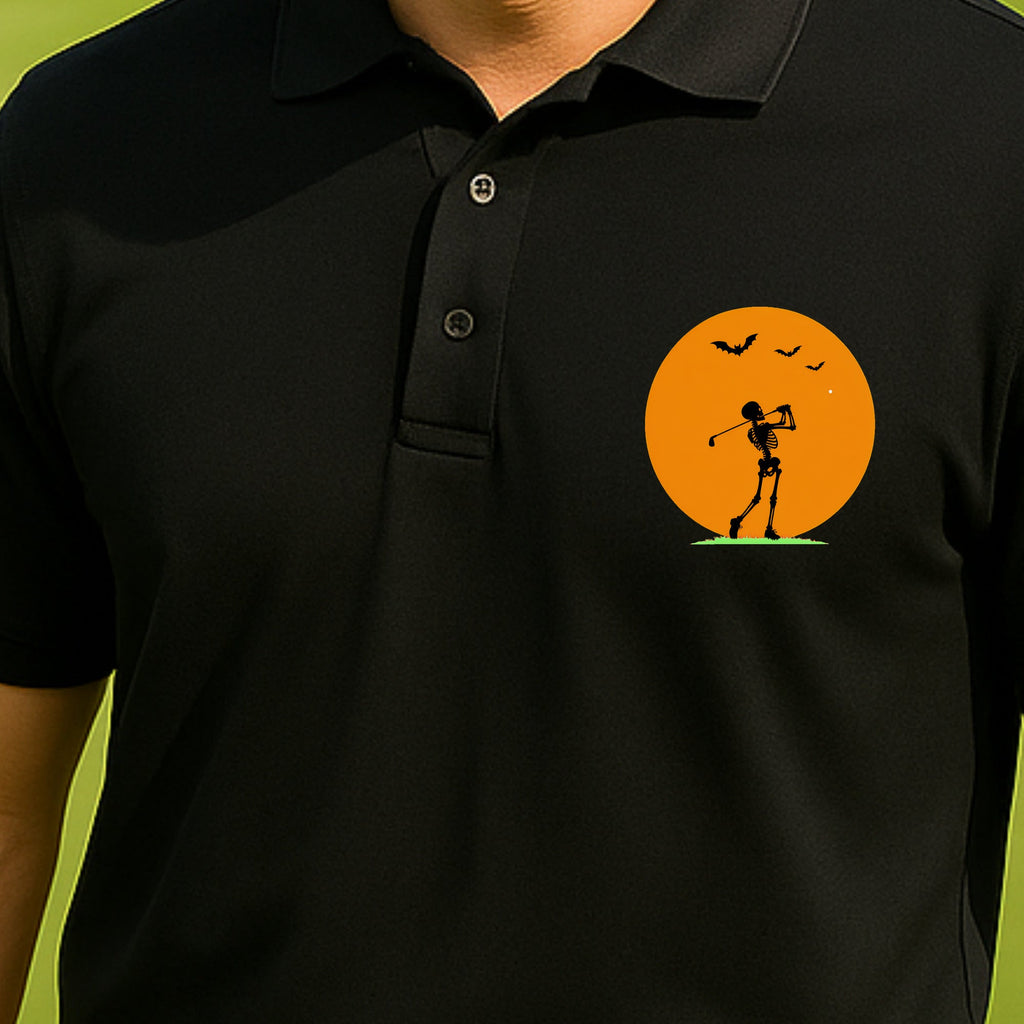 Halloween Moon Performance Polo