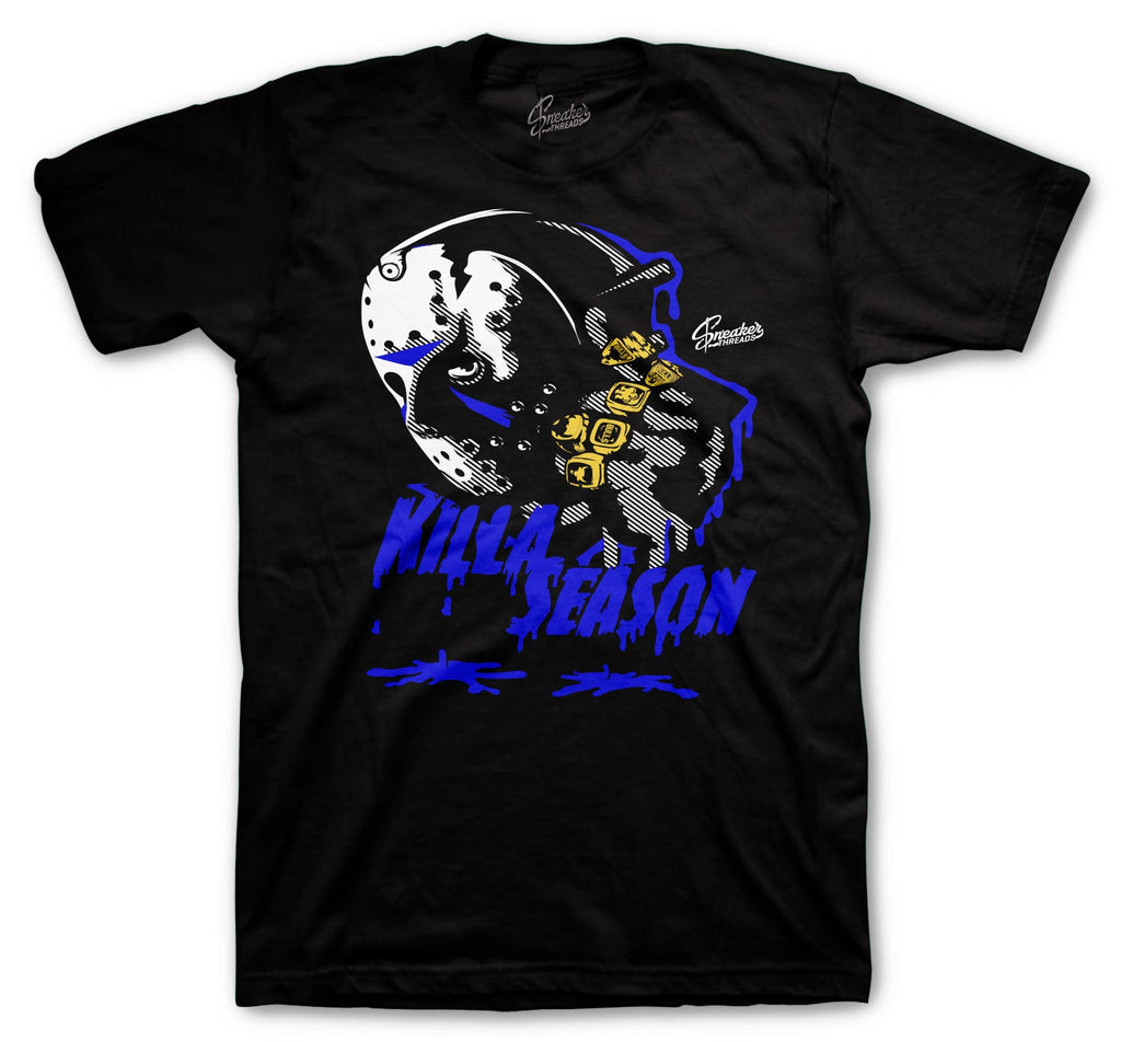 Retro 3 Blue Cement Killa Season Shirt